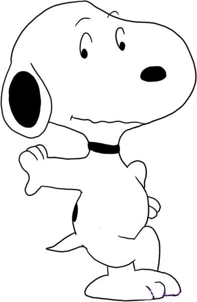 Dibujo para colorear: Snoopy (Dibujos animados) #27170 - Dibujos para Colorear e Imprimir Gratis