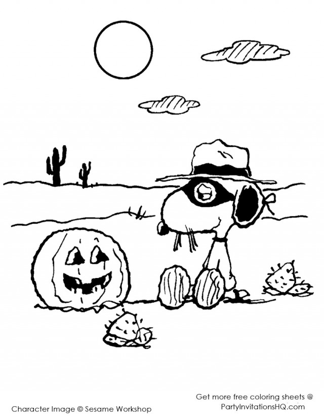 Dibujo para colorear: Snoopy (Dibujos animados) #27206 - Dibujos para Colorear e Imprimir Gratis