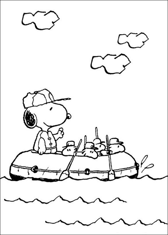 Dibujo para colorear: Snoopy (Dibujos animados) #27245 - Dibujos para Colorear e Imprimir Gratis