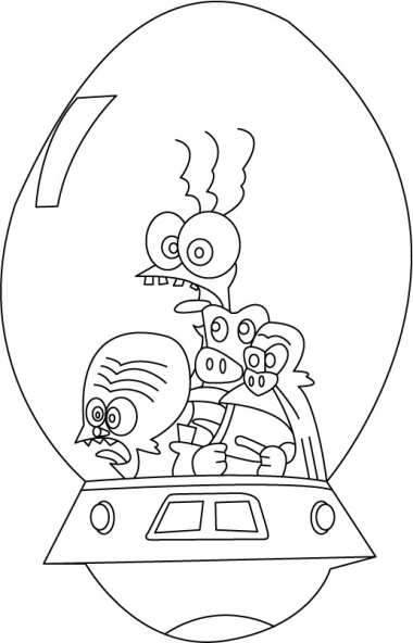 Dibujo para colorear: Space Goofs (Dibujos animados) #34469 - Dibujos para Colorear e Imprimir Gratis