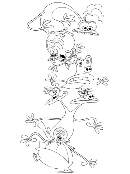Dibujo para colorear: Space Goofs (Dibujos animados) #34535 - Dibujos para Colorear e Imprimir Gratis