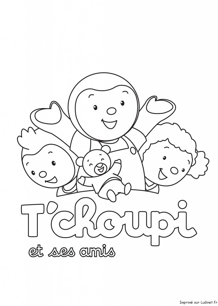 Dibujo para colorear: Tchoupi and Doudou (Dibujos animados) #34126 - Dibujos para Colorear e Imprimir Gratis