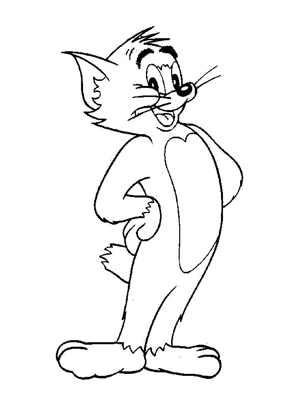 Dibujo para colorear: Tom and Jerry (Dibujos animados) #24185 - Dibujos para Colorear e Imprimir Gratis