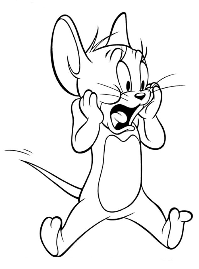 Dibujo para colorear: Tom and Jerry (Dibujos animados) #24206 - Dibujos para Colorear e Imprimir Gratis