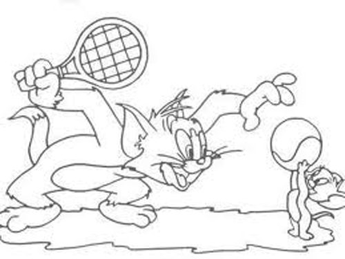 Dibujo para colorear: Tom and Jerry (Dibujos animados) #24252 - Dibujos para Colorear e Imprimir Gratis