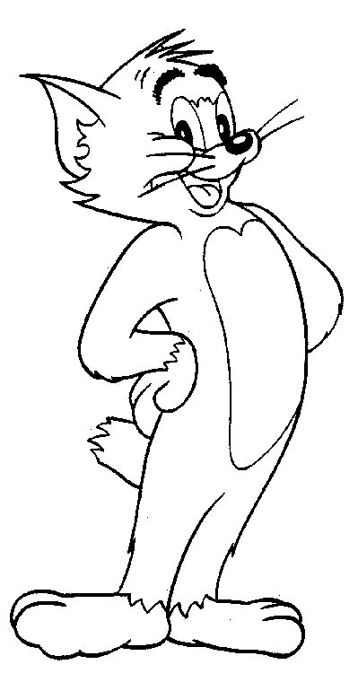 Dibujo para colorear: Tom and Jerry (Dibujos animados) #24291 - Dibujos para Colorear e Imprimir Gratis