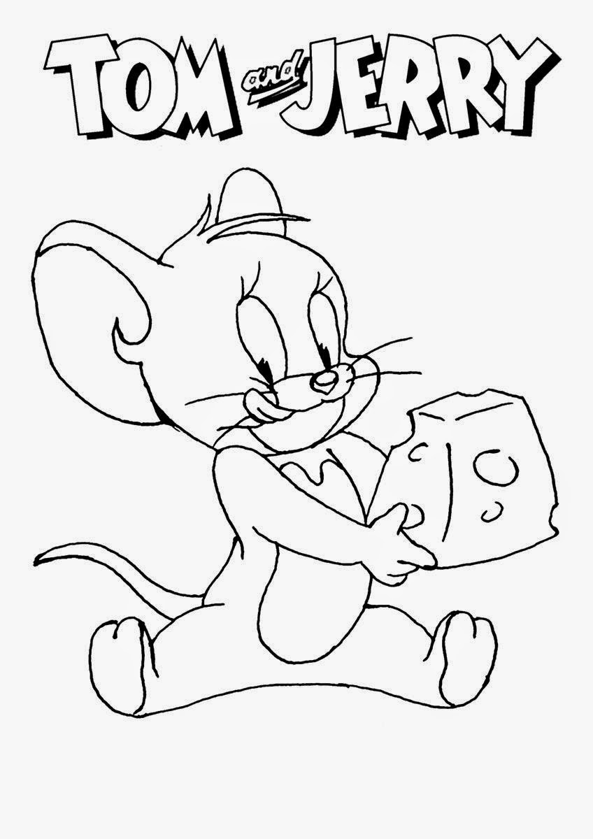 Dibujo para colorear: Tom and Jerry (Dibujos animados) #24293 - Dibujos para Colorear e Imprimir Gratis