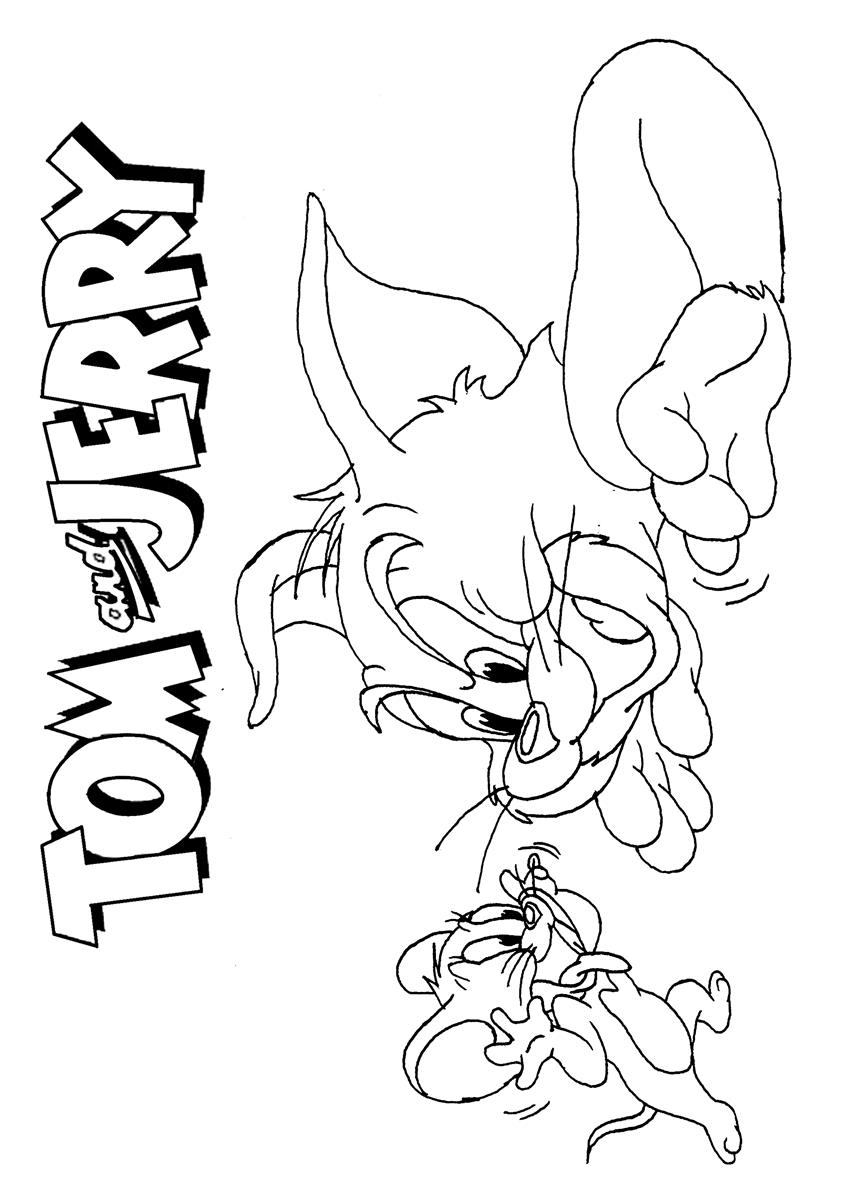 Dibujo para colorear: Tom and Jerry (Dibujos animados) #24319 - Dibujos para Colorear e Imprimir Gratis