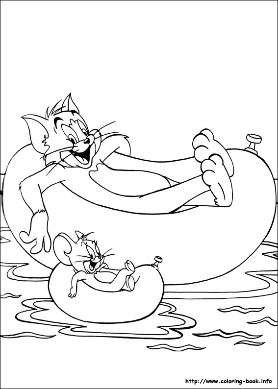 Dibujo para colorear: Tom and Jerry (Dibujos animados) #24332 - Dibujos para Colorear e Imprimir Gratis