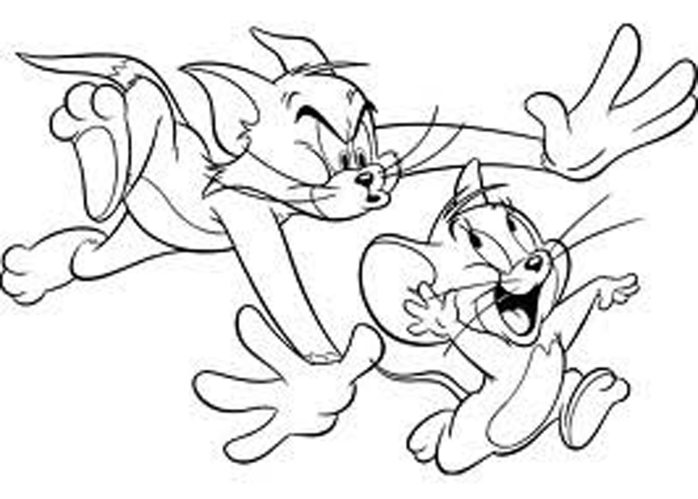 Dibujo para colorear: Tom and Jerry (Dibujos animados) #24334 - Dibujos para Colorear e Imprimir Gratis