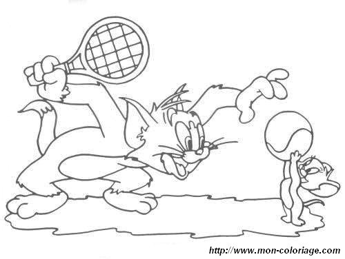 Dibujo para colorear: Tom and Jerry (Dibujos animados) #24341 - Dibujos para Colorear e Imprimir Gratis