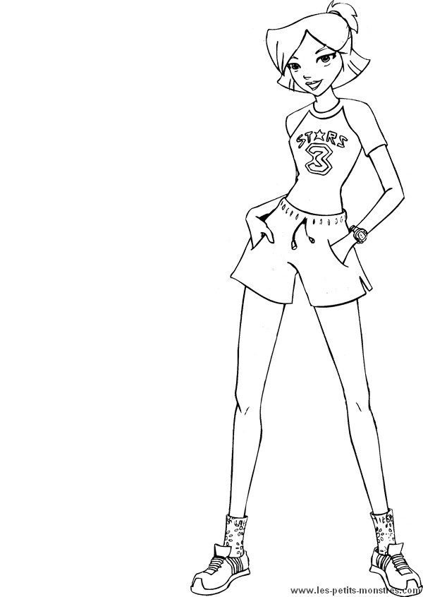 Dibujo para colorear: Totally Spies (Dibujos animados) #29032 - Dibujos para Colorear e Imprimir Gratis