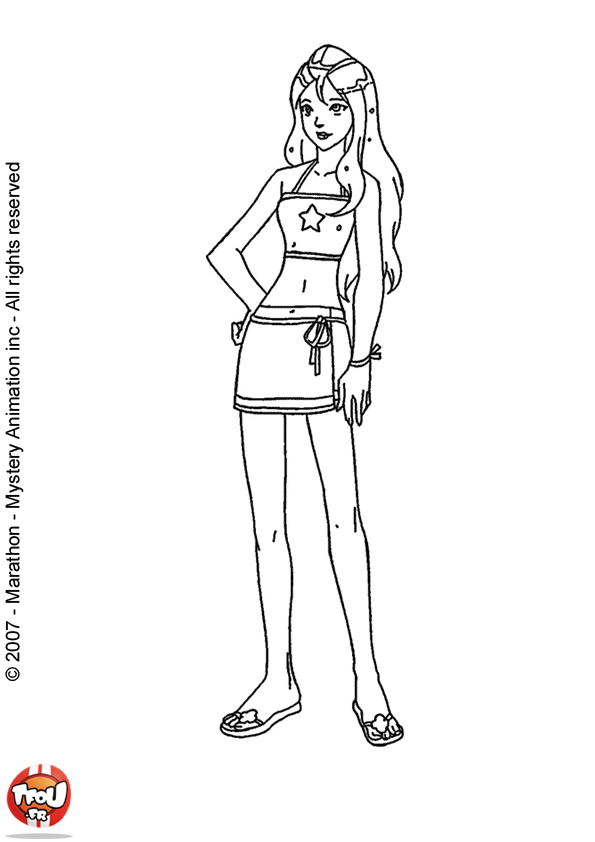 Dibujo para colorear: Totally Spies (Dibujos animados) #29060 - Dibujos para Colorear e Imprimir Gratis