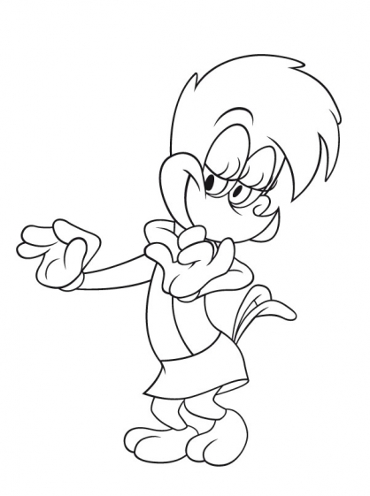 Dibujo para colorear: Woody Woodpecker (Dibujos animados) #28424 - Dibujos para Colorear e Imprimir Gratis