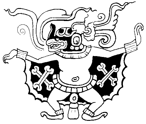 Dibujo para colorear: Mitología azteca (Dioses y diosas) #111624 - Dibujos para Colorear e Imprimir Gratis