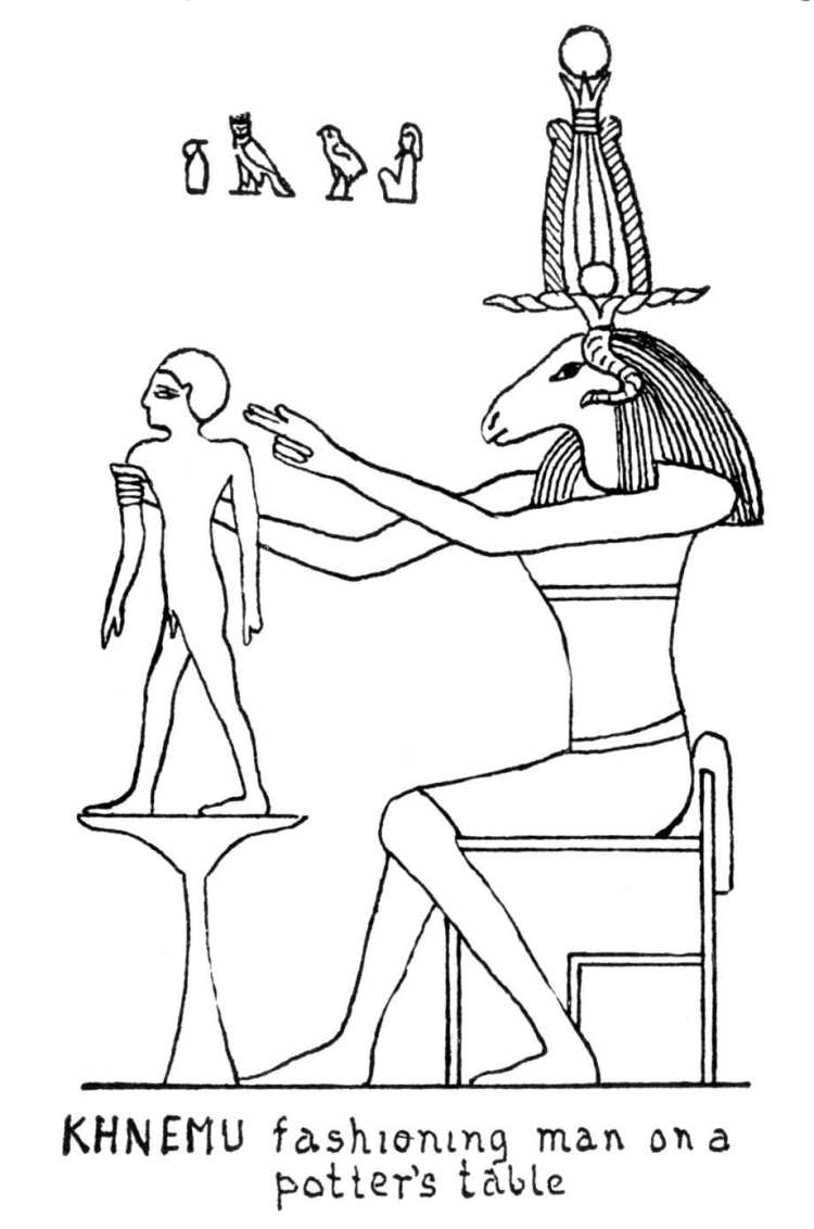 Dibujo para colorear: Mitología egipcia (Dioses y diosas) #111355 - Dibujos para Colorear e Imprimir Gratis