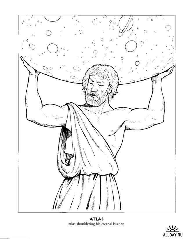 Dibujo para colorear: Mitología griega (Dioses y diosas) #109639 - Dibujos para Colorear e Imprimir Gratis