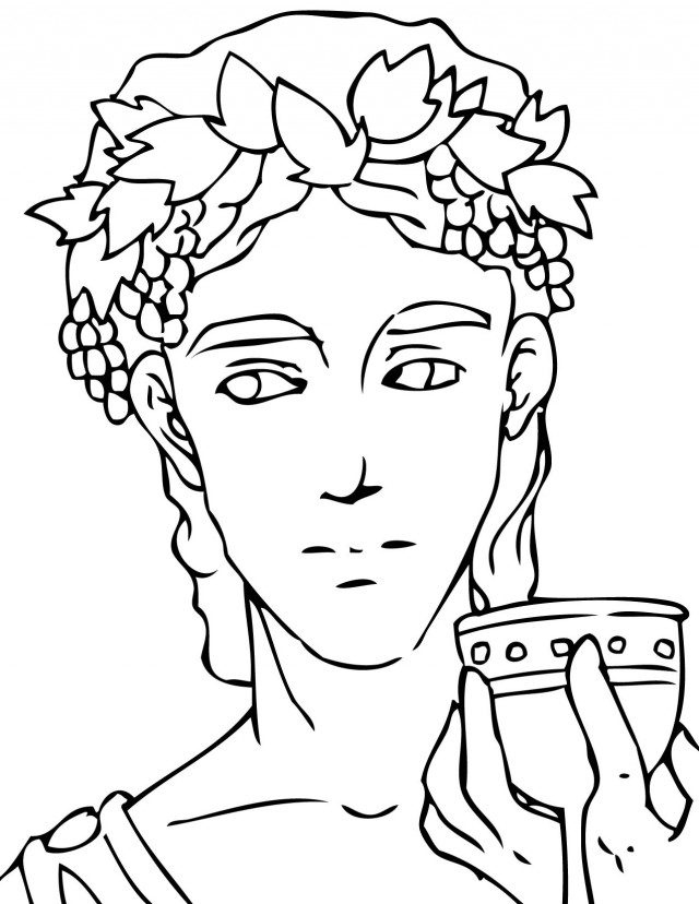 Dibujo para colorear: Mitología griega (Dioses y diosas) #109730 - Dibujos para Colorear e Imprimir Gratis