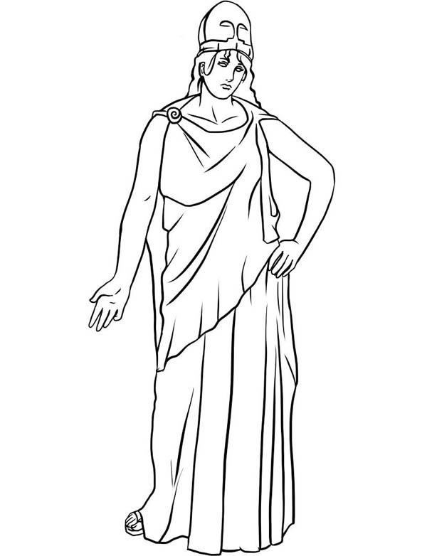 Dibujo para colorear: Mitología griega (Dioses y diosas) #109964 - Dibujos para Colorear e Imprimir Gratis