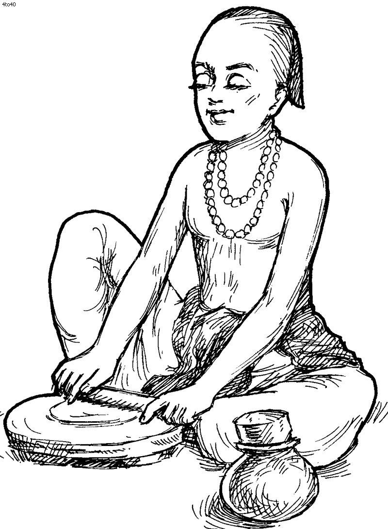 Dibujo para colorear: Mitología hindú: Buda (Dioses y diosas) #89624 - Dibujos para Colorear e Imprimir Gratis