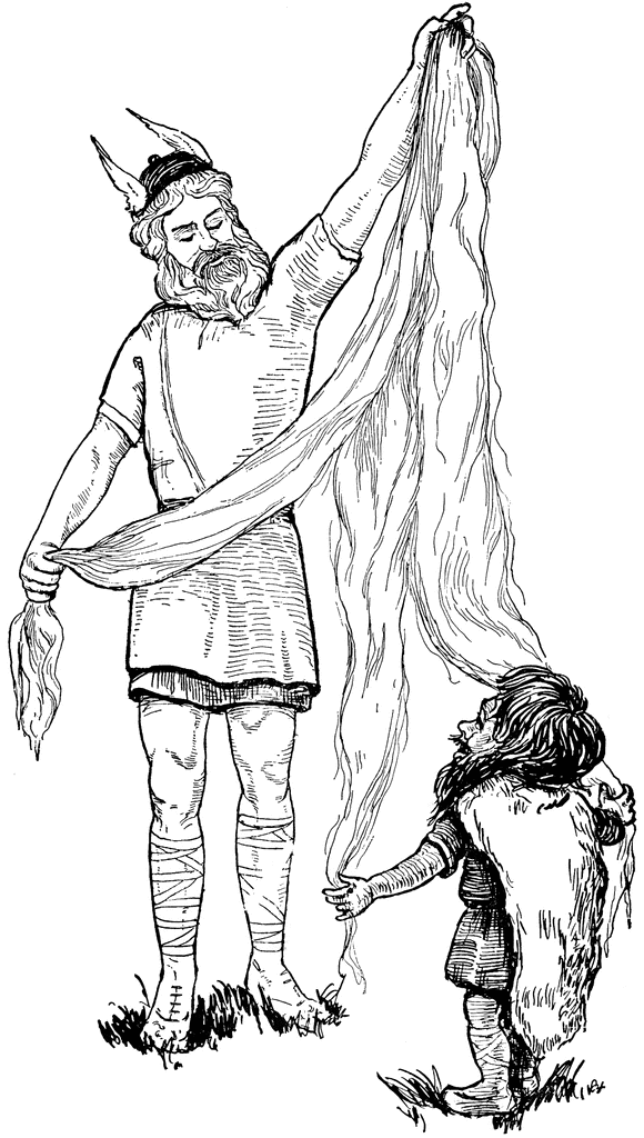 Dibujo para colorear: Mitología nórdica (Dioses y diosas) #110533 - Dibujos para Colorear e Imprimir Gratis
