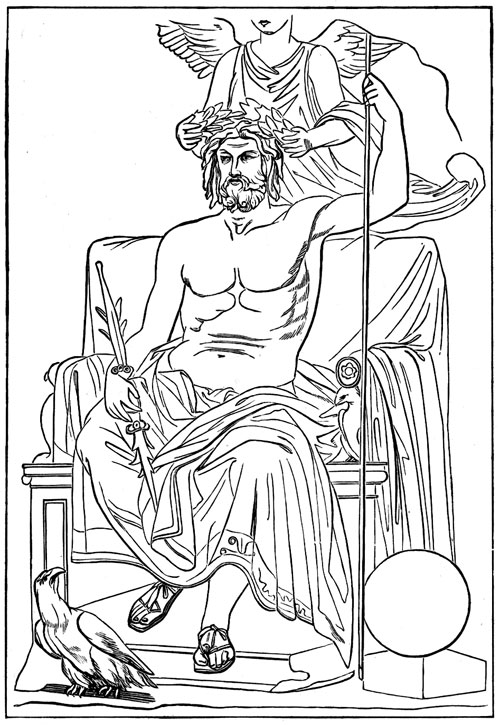 Dibujo para colorear: Mitología romana (Dioses y diosas) #110097 - Dibujos para Colorear e Imprimir Gratis