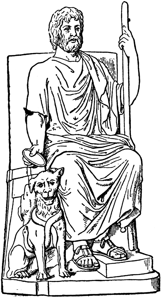 Dibujo para colorear: Mitología romana (Dioses y diosas) #110120 - Dibujos para Colorear e Imprimir Gratis