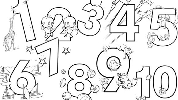 Dibujo para colorear: Números (Educativo) #125135 - Dibujos para Colorear e Imprimir Gratis