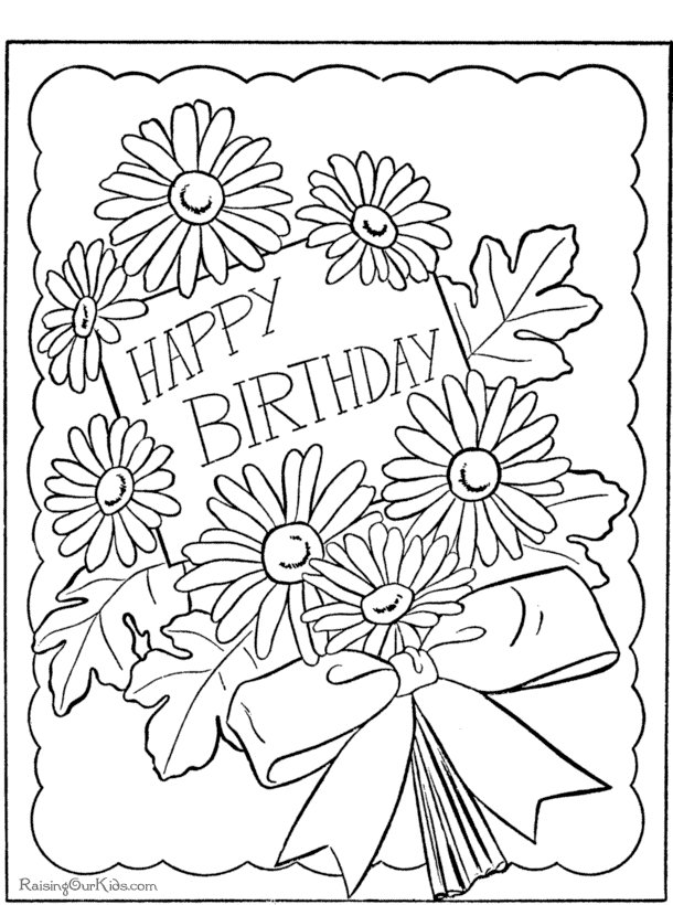 Dibujo para colorear: Aniversario (Fiestas y ocasiones especiales) #57076 - Dibujos para Colorear e Imprimir Gratis