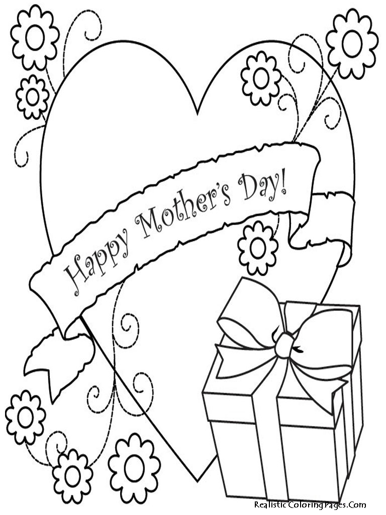 Dibujo para colorear: Día de la Madre (Fiestas y ocasiones especiales) #129846 - Dibujos para Colorear e Imprimir Gratis