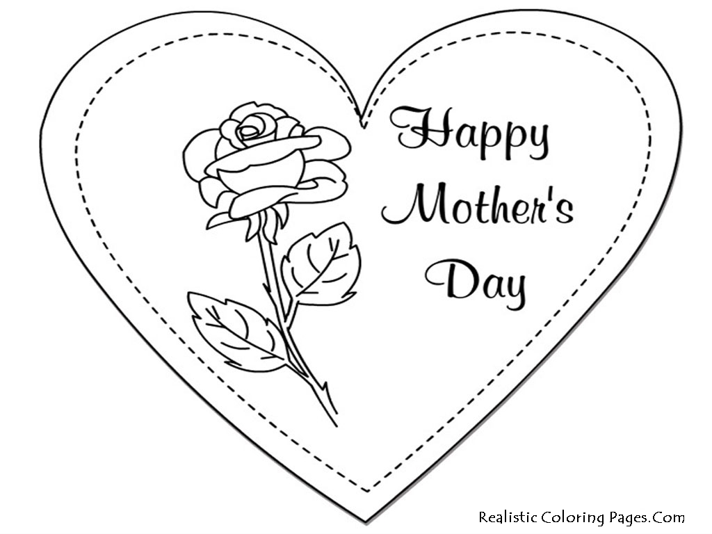 Dibujo para colorear: Día de la Madre (Fiestas y ocasiones especiales) #129859 - Dibujos para Colorear e Imprimir Gratis