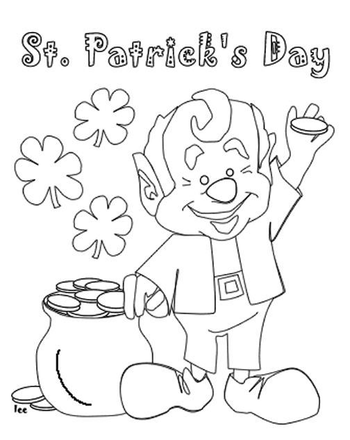 Dibujo para colorear: Día de San Patricio (Fiestas y ocasiones especiales) #57974 - Dibujos para Colorear e Imprimir Gratis