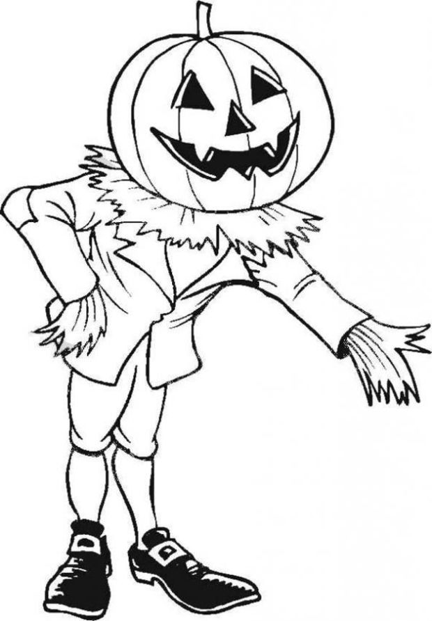 Dibujo para colorear: Halloween (Fiestas y ocasiones especiales) #55240 - Dibujos para Colorear e Imprimir Gratis