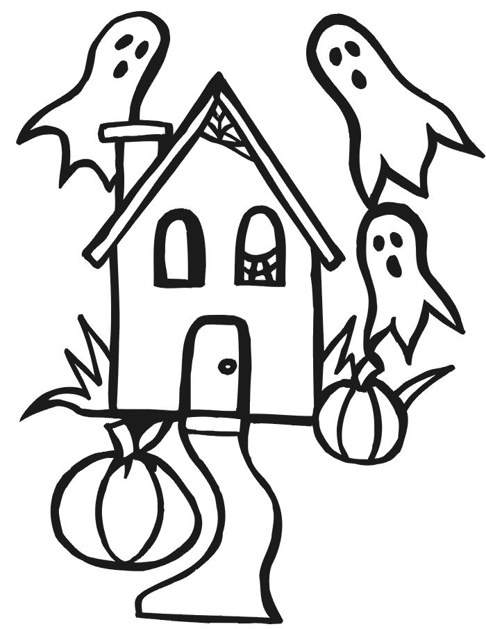 Dibujo para colorear: Halloween (Fiestas y ocasiones especiales) #55274 - Dibujos para Colorear e Imprimir Gratis