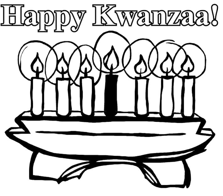 Dibujo para colorear: Kwanzaa (Fiestas y ocasiones especiales) #60406 - Dibujos para Colorear e Imprimir Gratis
