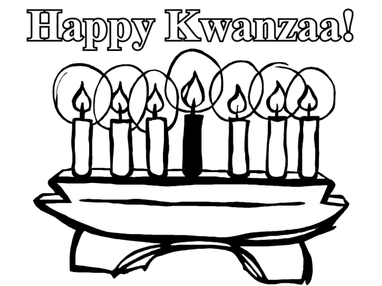Dibujo para colorear: Kwanzaa (Fiestas y ocasiones especiales) #60426 - Dibujos para Colorear e Imprimir Gratis