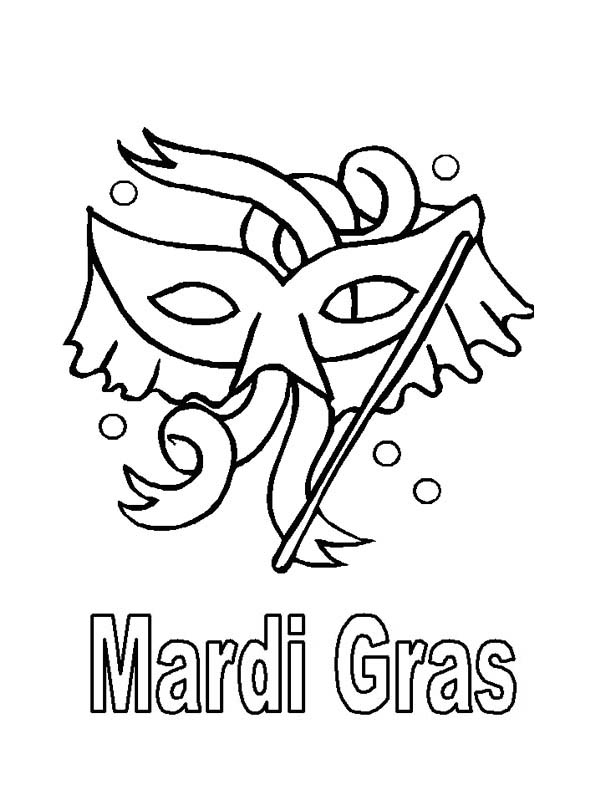 Dibujo para colorear: Mardi Gras (Fiestas y ocasiones especiales) #60703 - Dibujos para Colorear e Imprimir Gratis