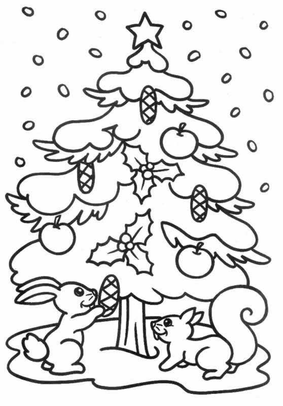 Dibujo para colorear: Navidad (Fiestas y ocasiones especiales) #54766 - Dibujos para Colorear e Imprimir Gratis