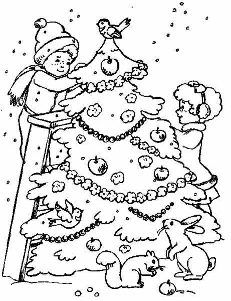 Dibujo para colorear: Navidad (Fiestas y ocasiones especiales) #54841 - Dibujos para Colorear e Imprimir Gratis