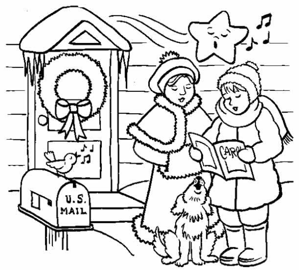 Dibujo para colorear: Navidad (Fiestas y ocasiones especiales) #55103 - Dibujos para Colorear e Imprimir Gratis