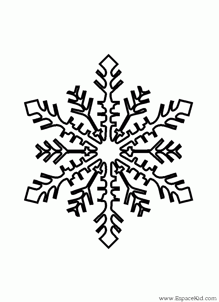 Dibujo para colorear: Mandalas Copo de nieve (Mandalas) #117617 - Dibujos para Colorear e Imprimir Gratis