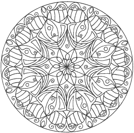 Dibujo para colorear: Mandalas Flores (Mandalas) #117068 - Dibujos para Colorear e Imprimir Gratis