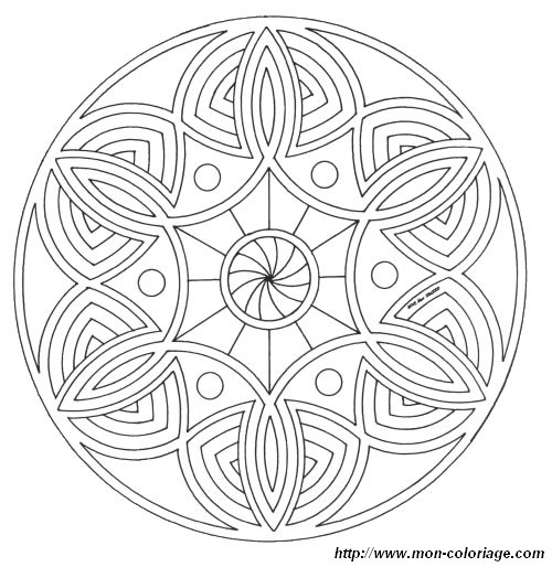 Dibujo para colorear: Mandalas Flores (Mandalas) #117079 - Dibujos para Colorear e Imprimir Gratis