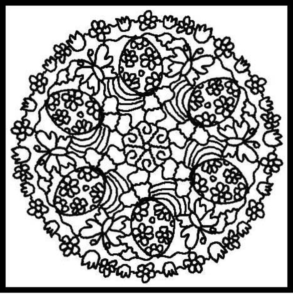 Dibujo para colorear: Mandalas Flores (Mandalas) #117127 - Dibujos para Colorear e Imprimir Gratis