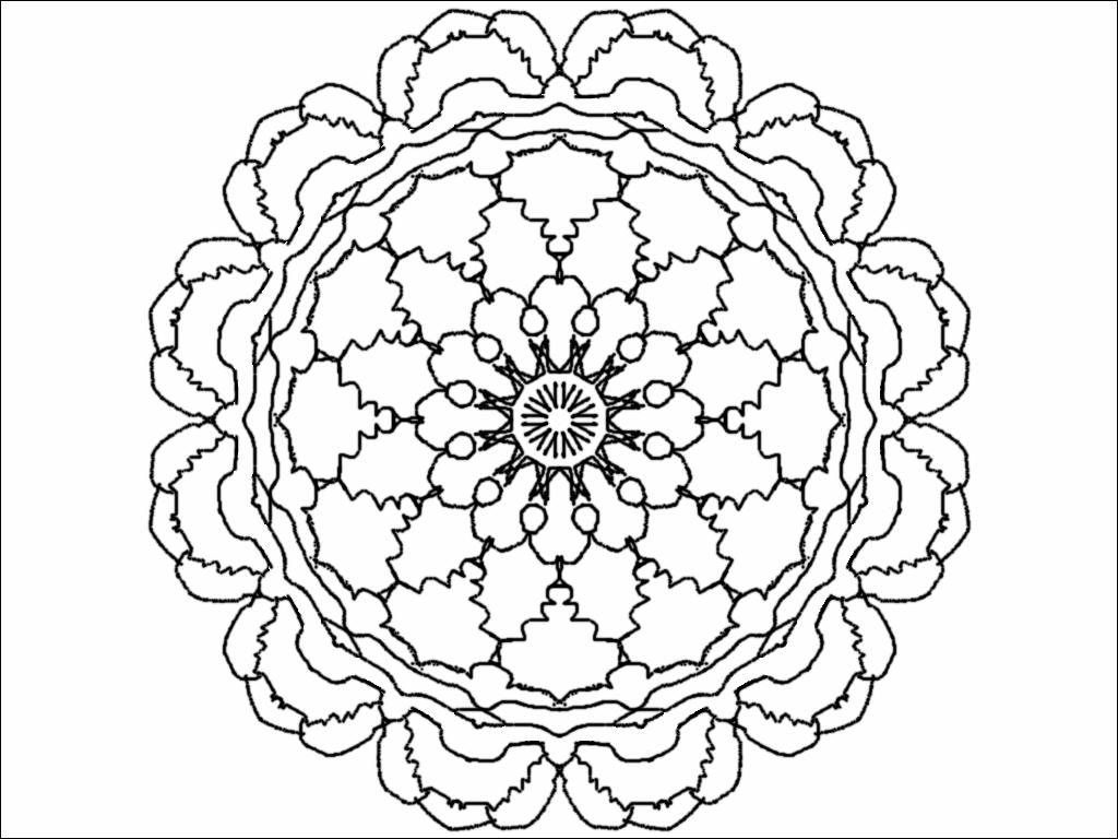 Dibujo para colorear: Mandalas Flores (Mandalas) #117261 - Dibujos para Colorear e Imprimir Gratis