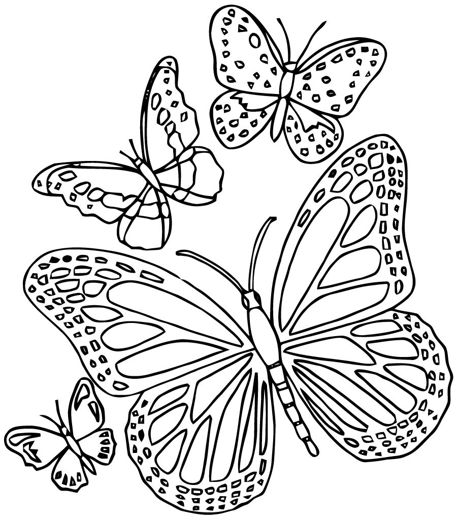 Dibujo para colorear: Mandalas Mariposa (Mandalas) #117400 - Dibujos para Colorear e Imprimir Gratis