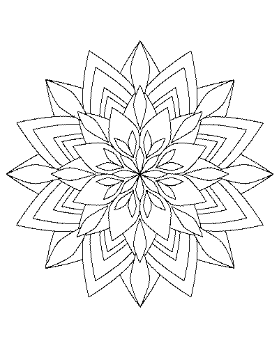 Dibujo para colorear: Mandalas para niños (Mandalas) #124258 - Dibujos para Colorear e Imprimir Gratis