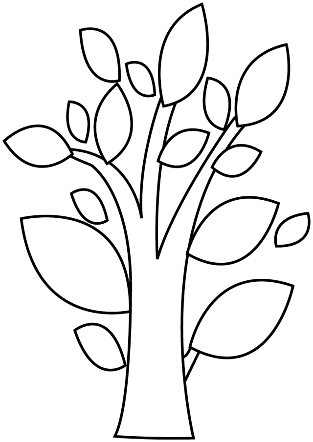 Dibujo para colorear: Árbol (Naturaleza) #154694 - Dibujos para Colorear e Imprimir Gratis
