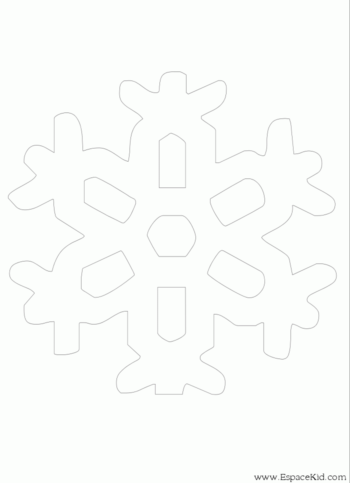Dibujo para colorear: Copo de nieve (Naturaleza) #160507 - Dibujos para Colorear e Imprimir Gratis