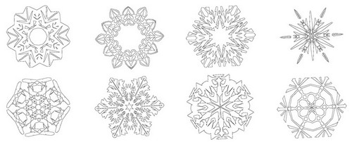 Dibujo para colorear: Copo de nieve (Naturaleza) #160532 - Dibujos para Colorear e Imprimir Gratis